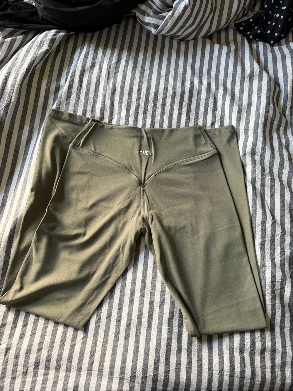 Oner Active Olive Green High-Waist Leggings